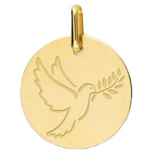 آویز گردنبند طلا 18 عیار زنانه قیراط طرح پرنده کد GH2491