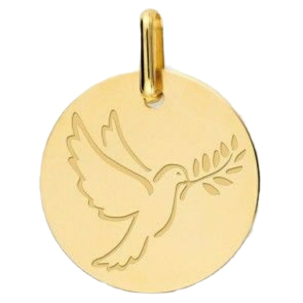آویز گردنبند طلا 18 عیار زنانه قیراط طرح پرنده کد GH2491