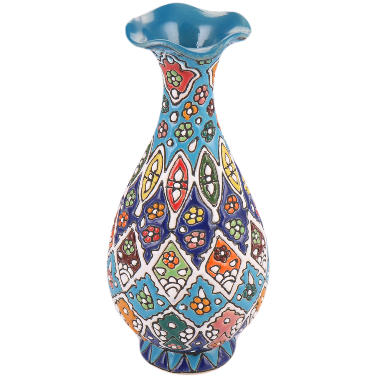 گلدان میناکاری سفالی مدل Ap-100882