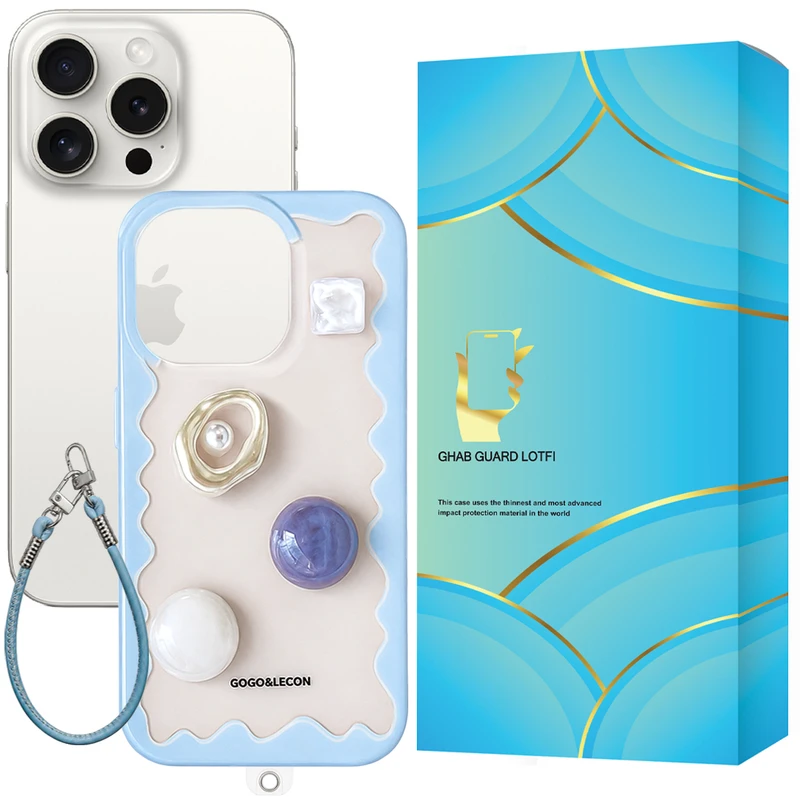 کاور قاب گارد مدل GOGOBL مناسب برای گوشی موبایل اپل iPhone 15 Pro