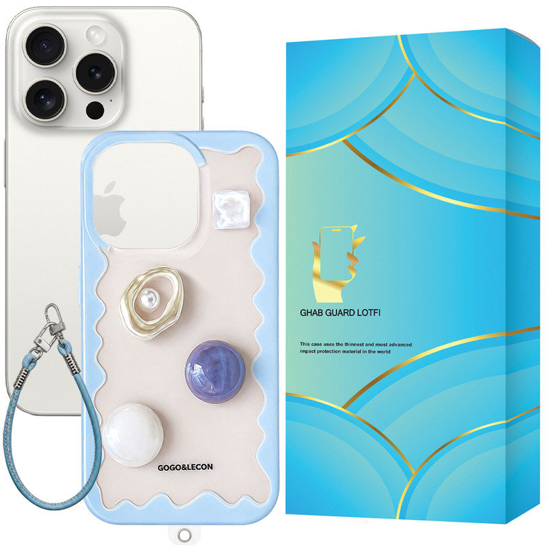 کاور قاب گارد مدل GOGOBL مناسب برای گوشی موبایل اپل iPhone 15 Pro
