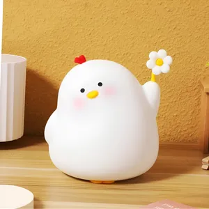 چراغ خواب کودک مدل جوجه گل به دست