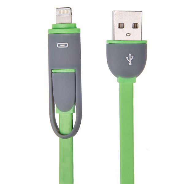 کابل تبدیل USB به لایتنینگ/microUSB تسکو طول 1 متر کابل تبدیل USB به لایتنینگ/microUSB تسکو طول 1 متر