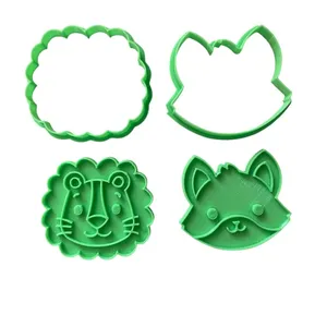 کاتر کوکی و شیرینی مدل حیوانات کد 08 بسته 4 عددی