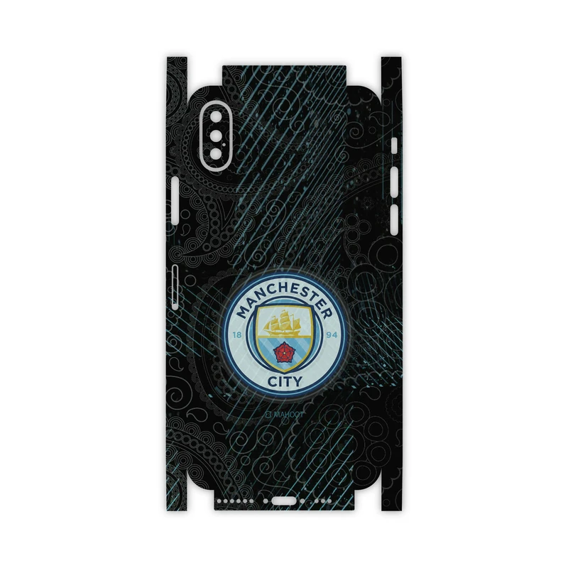 برچسب پوششی ماهوت مدل Manchester-City-FullSkin مناسب برای گوشی موبایل اپل iPhone Xs