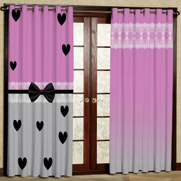 پرده مدل مخمل پانچی کد 5836 سایز 280x140 سانتی متر