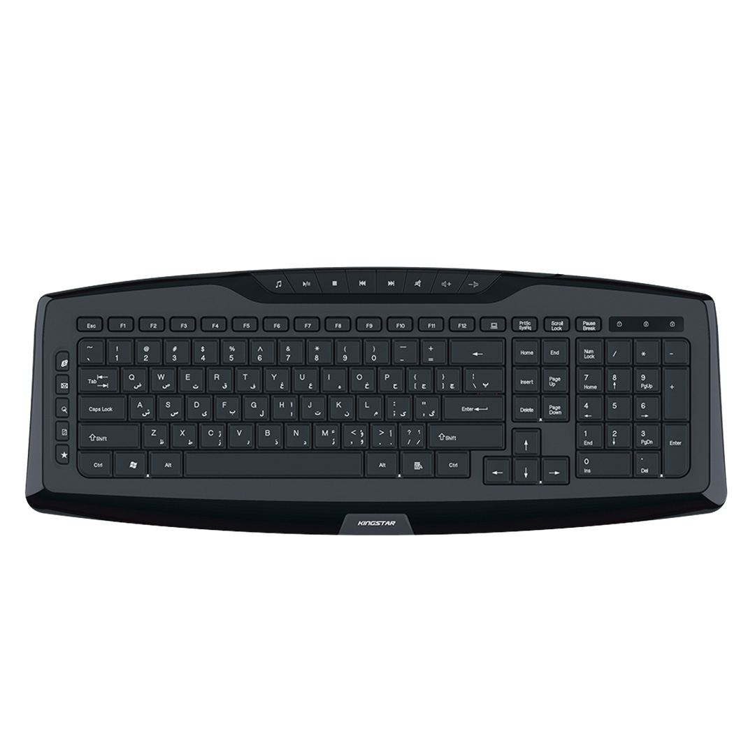 کیبورد بی‌سیم کینگ استار مدل KING-830W