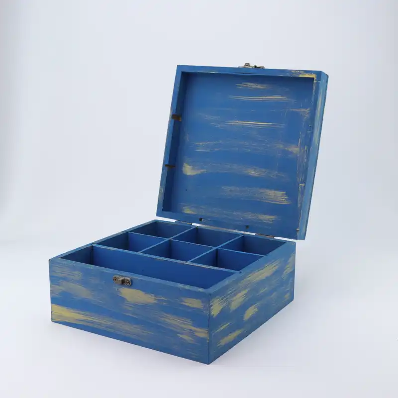 جعبه چوبی مدل سنتی طرح کاشی