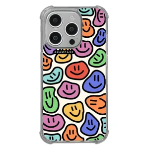 AKAM AMCWTA15PRO-HAPPY FACE2 Cover For Apple iPhone 15 Pro