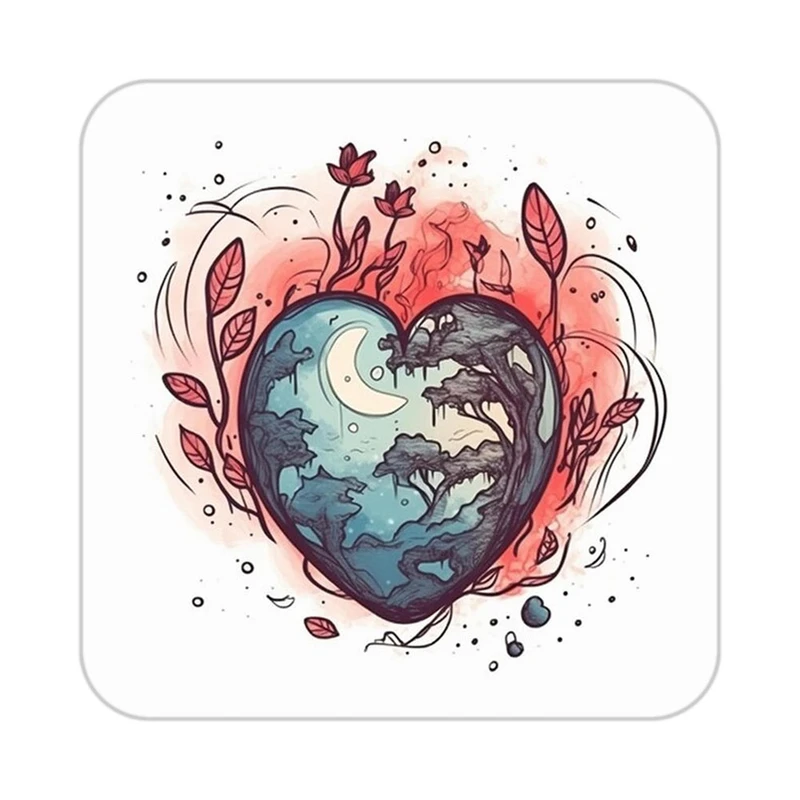 زیر لیوانی کاکتی مدل عاشقانه کد mp14271