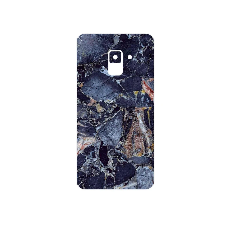 برچسب پوششی ماهوت مدل Broken black marble مناسب برای گوشی موبایل سامسونگ Galaxy A8 2018