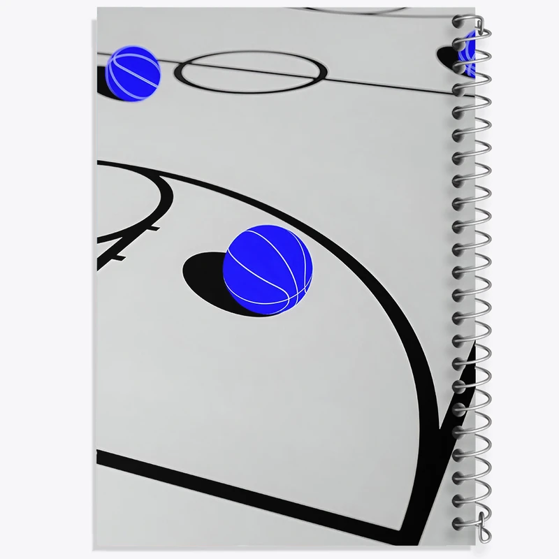 دفتر نقاشی 50 برگ خندالو طرح بسکتبال (Basketball) کد F6405