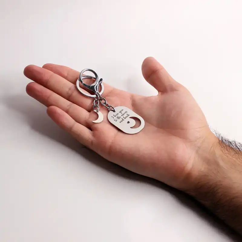 جاکلیدی گلسو مدل مستطیل و ماه کد 2