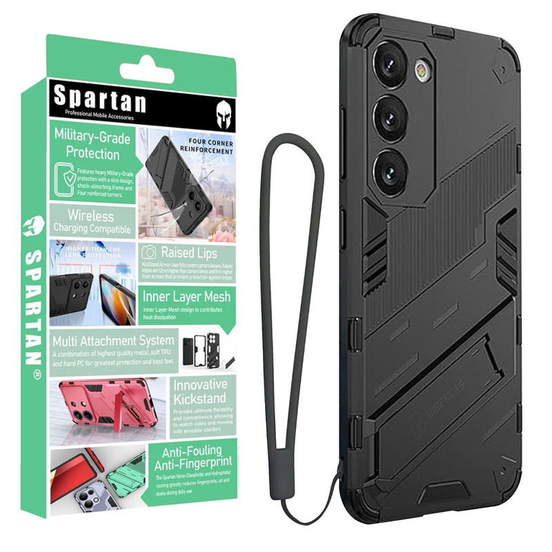 کاور اسپارتان مدل Bibercas Strap مناسب برای گوشی موبایل سامسونگ Galaxy A55 5G/ A55 به همراه بند