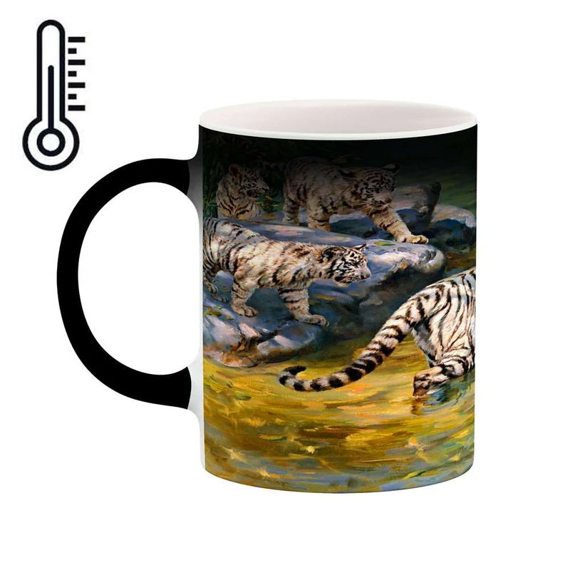 ماگ حرارتی کاکتی مدل نقاشی کد mgh13641