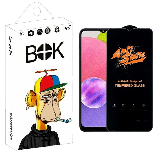 محافظ صفحه نمایش بوک مدل Carbon Antistatic مناسب برای گوشی موبایل سامسونگ Galaxy A03 Core