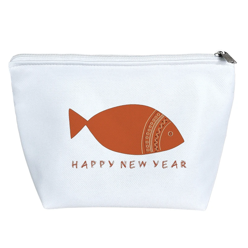 کیف لوازم آرایش دخترانه خندالو مدل سال نو مبارک کد H729