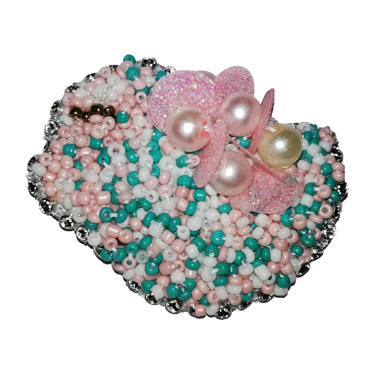 گل سینه زنانه طرح گنجشک مدل MH_01