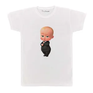 تی شرت بچگانه پرمانه طرح بچه رئیس کد pmt.4165