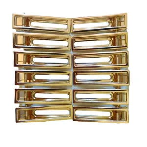 گیره مو دخترانه مدل انبری مستطیل بسته 12 عددی