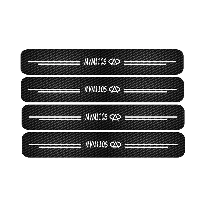 برچسب پارکابی خودرو رادیانس مدل کربن کد J38 مناسب برای ام وی ام 10 اس بسته 4 عددی