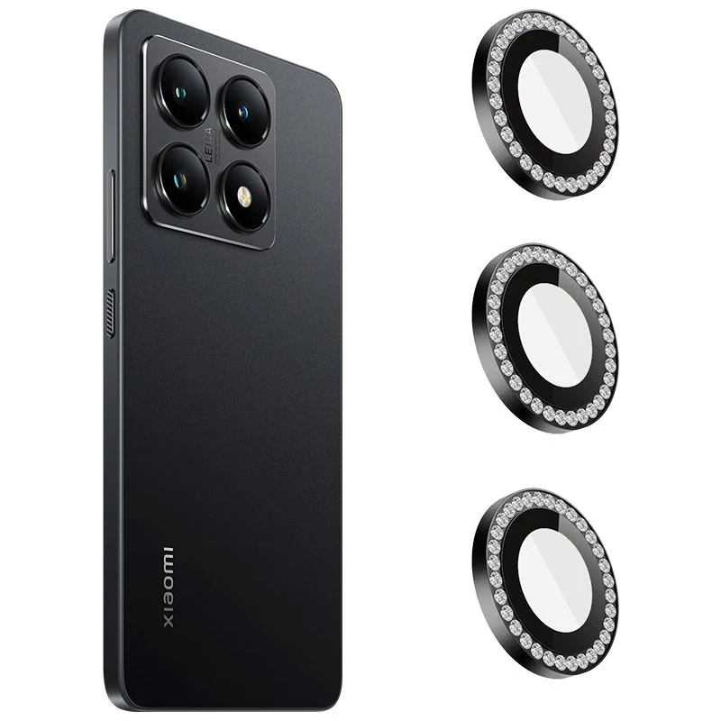 محافظ لنز دوربین مسیر مدل Diamond Ring Lens مناسب برای گوشی موبایل شیائومی 14T