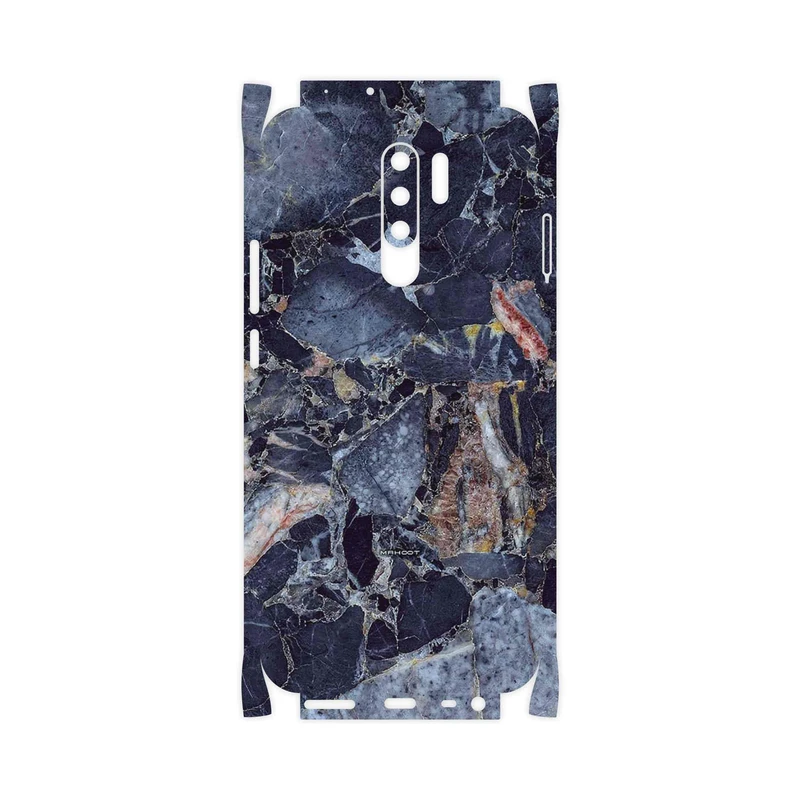 برچسب پوششی ماهوت مدل Broken black marble-FullSkin مناسب برای گوشی موبایل شیائومی Redmi 9