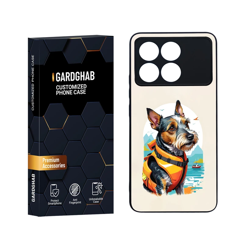 کاور گارد قاب مدل هنری مناسب برای گوشی موبایل شیائومی Redmi K70 / K70 Pro / Poco F6 Pro 5G