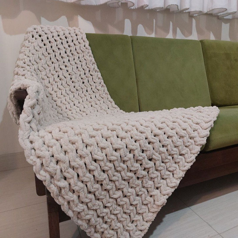 شال مبل مدل بافران سایز 130x80 سانتی متر