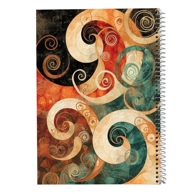 دفتر شطرنجی 50 برگ مدوپد طرح اشکال فانتزی کد DF16327