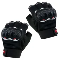 دستکش دوچرخه سواری نیمه انگشتی مدل محافظ دار کد 1649 سایز L