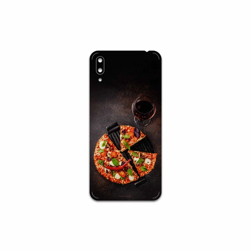 برچسب پوششی ماهوت مدل Pizza مناسب برای گوشی موبایل هوآوی Y7 Pro 2019