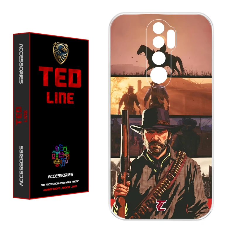 کاور تدلاین طرح رد دد ریدمپشن کد 1201 مناسب برای گوشی موبایل شیائومی Redmi Note 8 Pro