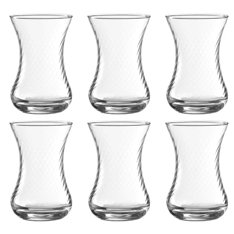 استکان پاشاباغچه مدل Ince Belli 42781 کد 9005 بسته 6 عددی 