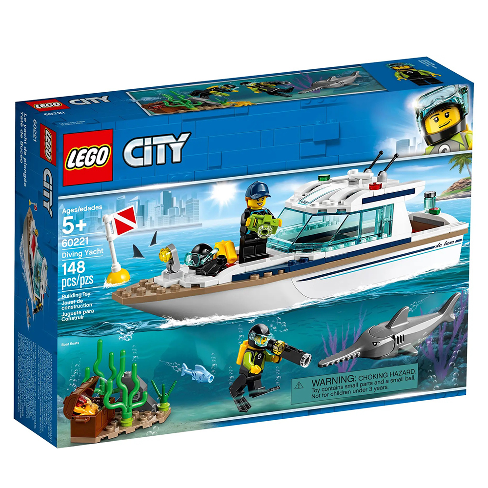 لگو سری City مدل Diving Yacht کد 60221