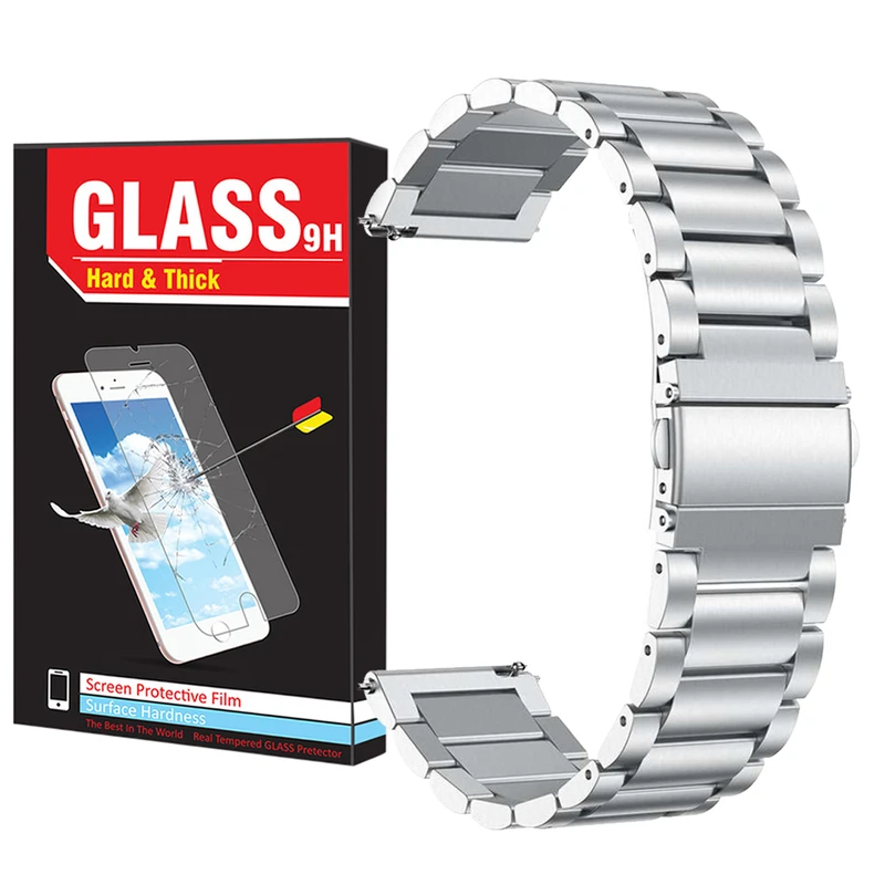 بند هارد اند تیک مدل 3Bead-HT-TW مناسب برای ساعت هوشمند امیزفیت GTR 47mm / GTR 3 / Stratos 3