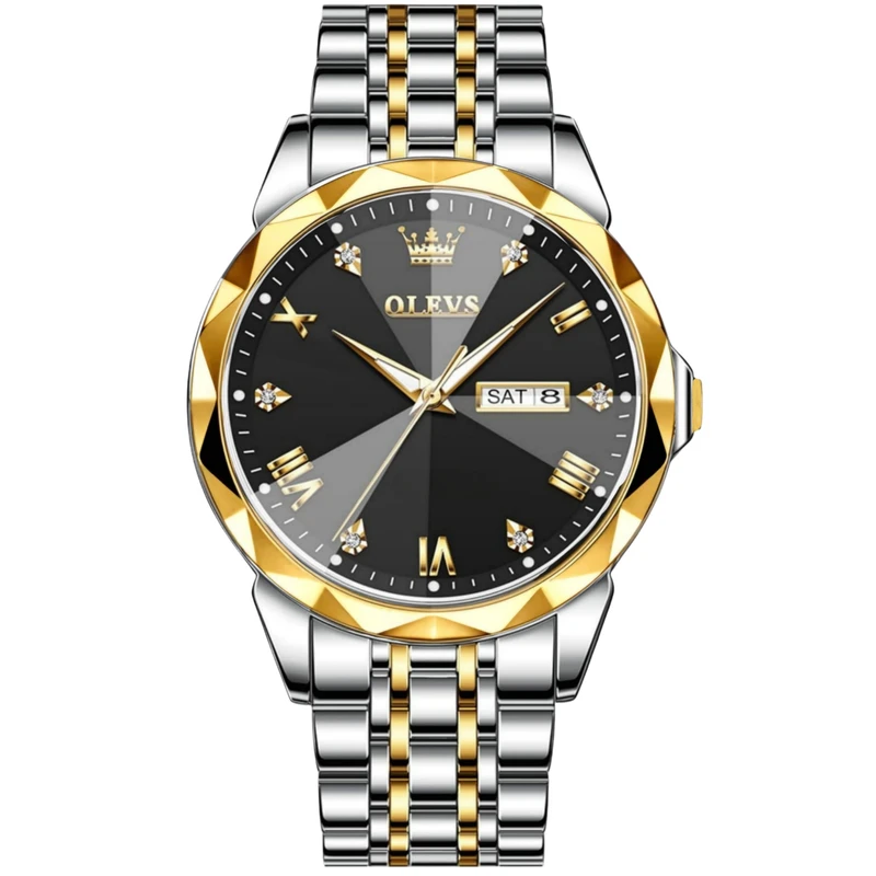 ساعت مچی عقربه‌ای کوارتز مردانه اُ لِوز مدل کلاسیک دی دیت بند استیل کد ۱.۱ 