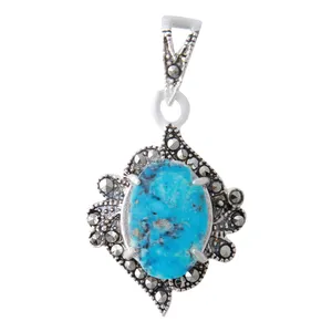 آویز گردنبند نقره زنانه بازرگانی میلادی کد PK_067