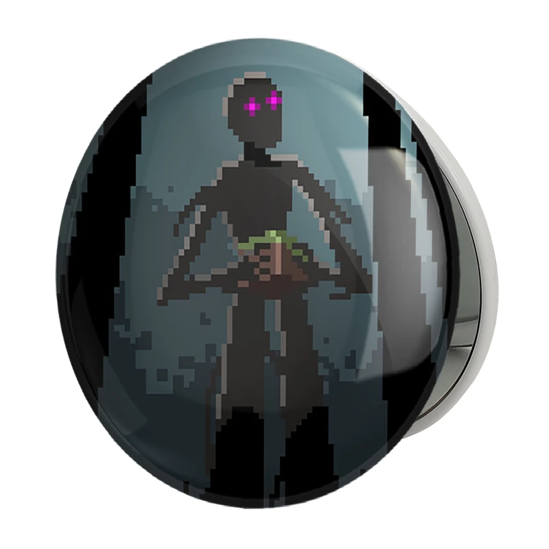 آینه جیبی خندالو طرح بازی ماینکرافت (Minecraft) مدل تاشو کد 36996