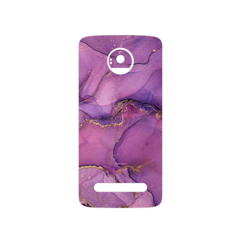 برچسب پوششی ماهوت مدل Purple Marble مناسب برای گوشی موبایل موتورولا Moto Z2 Play
