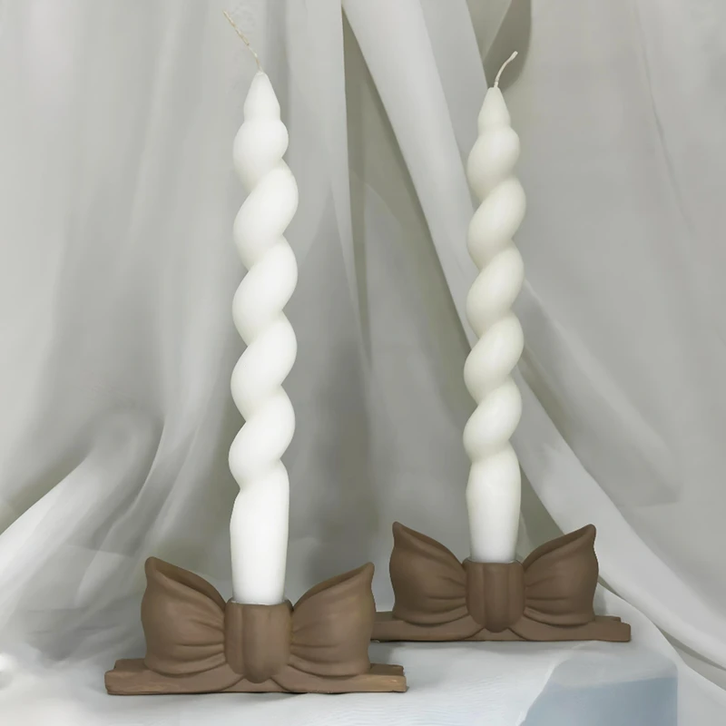 عکس شماره 2 : جاشمعی مدل پاپیون بسته دو عددی