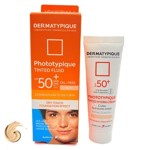 کرم ضد آفتاب رنگی درماتیپیک SPF 50 مدل Phototypique ‌محافظ UVA ،UVB مناسب برای پوست‌ چرب و مختلط حجم 50 میلی‌لیتر