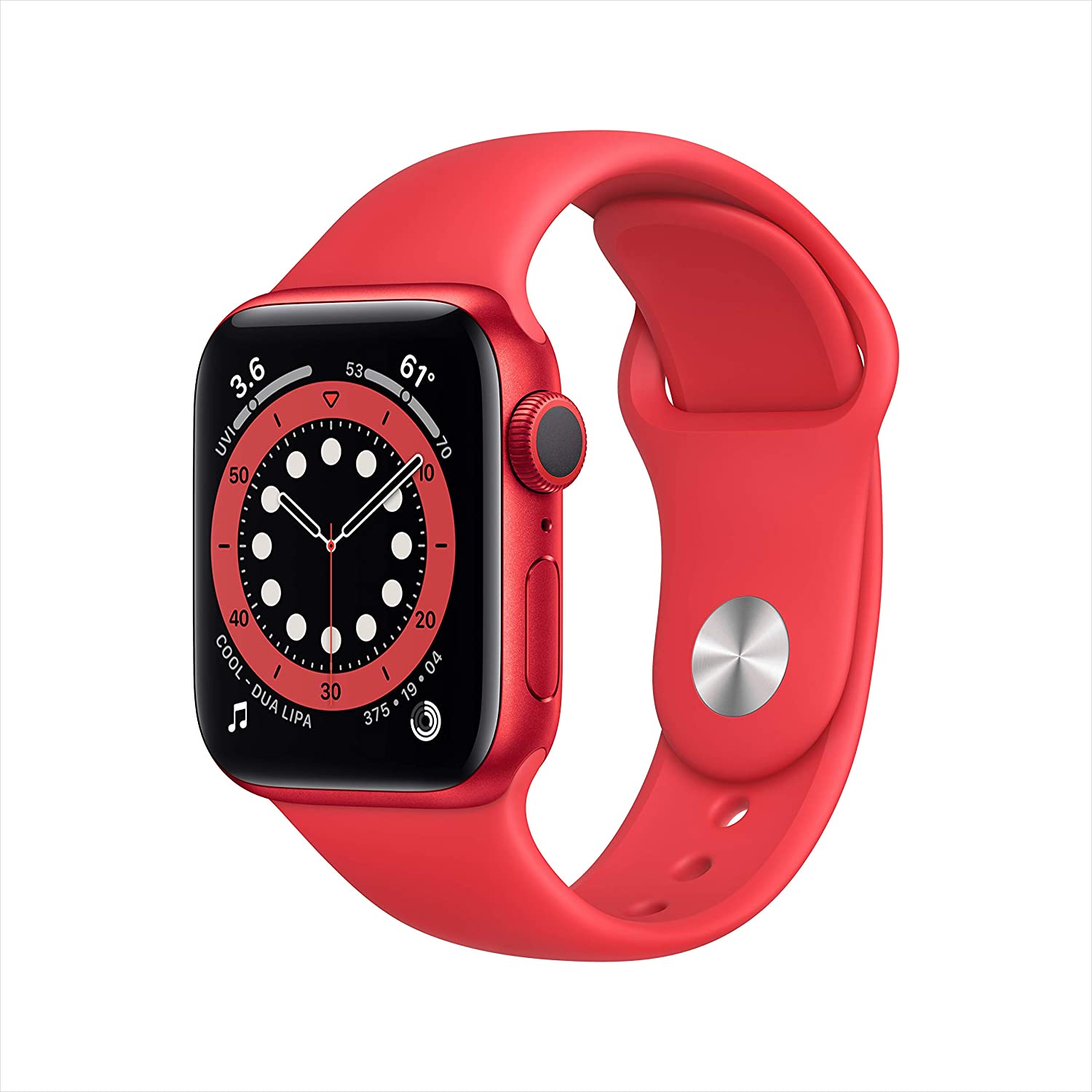 ساعت هوشمند اپل واچ سری 6 مدل 44mm Aluminum Case with  Sport silicone Band -  - 2