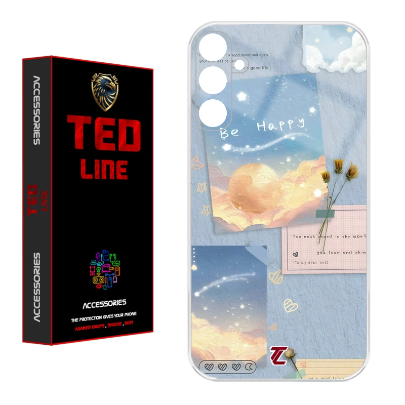 کاور تد لاین طرح کلاژ هنری کد 1127 مناسب برای گوشی موبایل سامسونگ Galaxy A14