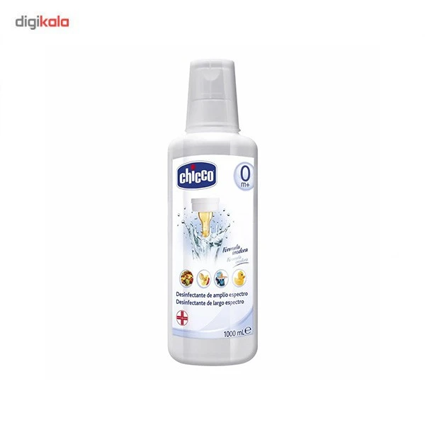 عکس شماره 2 : مایع ضدعفونی کننده شیشه شیر چیکو کد 648572 حجم 1000 میلی لیتر
