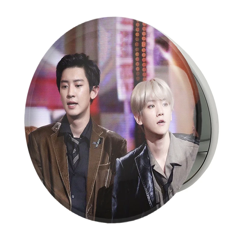 آینه جیبی خندالو طرح گروه اکسو EXO مدل تاشو کد 13574 