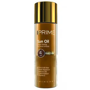 روغن آفتاب پریم مدل Gold Color SPF4 حجم 100 میلی لیتر
