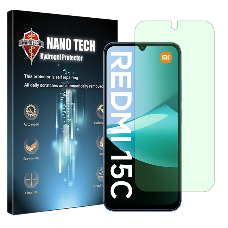 محافظ صفحه نمایش گرین لایت نانو تک مدل Eye Care مناسب برای گوشی موبایل شیائومی Redmi 15C