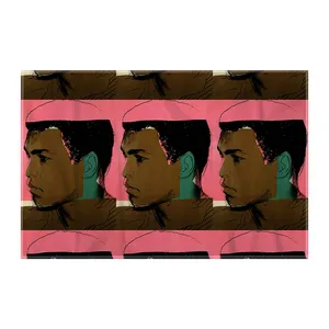 کاغذ کادو ترمه طراحان ایده مدل محمدعلی کلی از وارهول کد art0862 سایز 57x37 سانتی متر