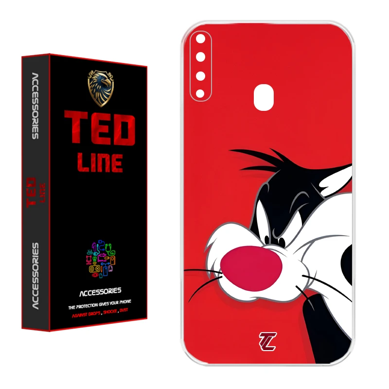 کاور تدلاین طرح کارتون سیلوستر کد 1221 مناسب برای گوشی موبایل سامسونگ Galaxy A20S